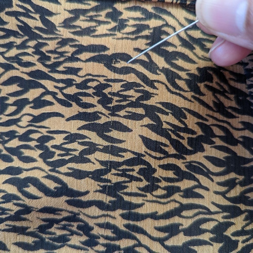 Ted Baker Animal Tiger Print Ruffle Skirt 6 Boho Glam Rock Whimsigoth Rebel Punk - Picture 14 of 15